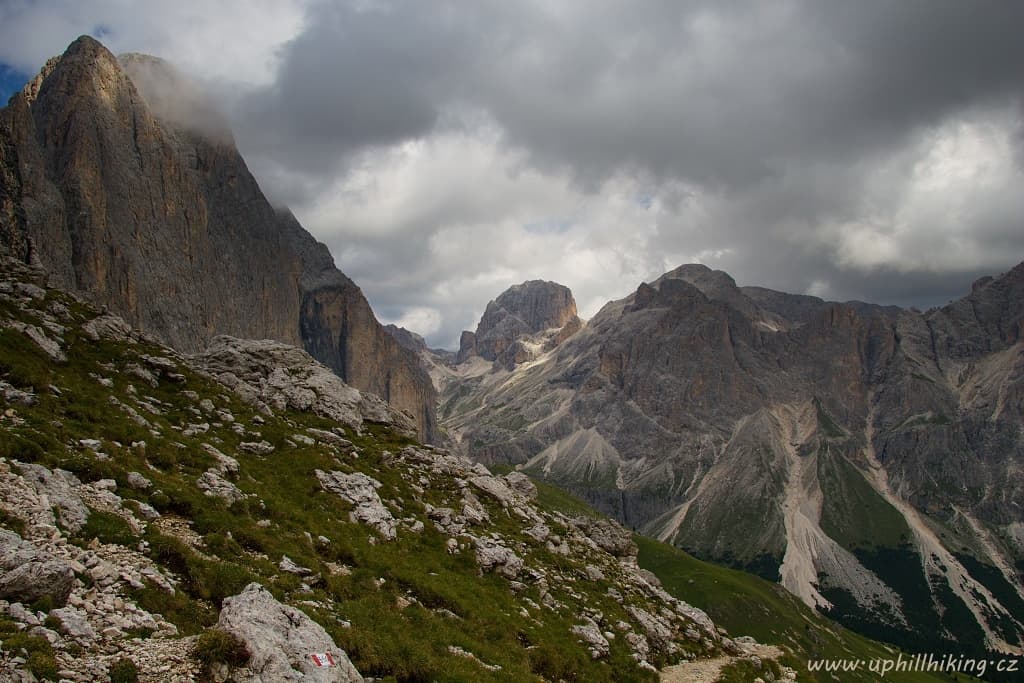 Rosengarten v Jižním Tyrolsku