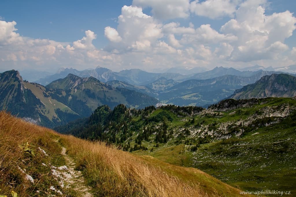 Rochers de Naye ve Švýcarských Alpách