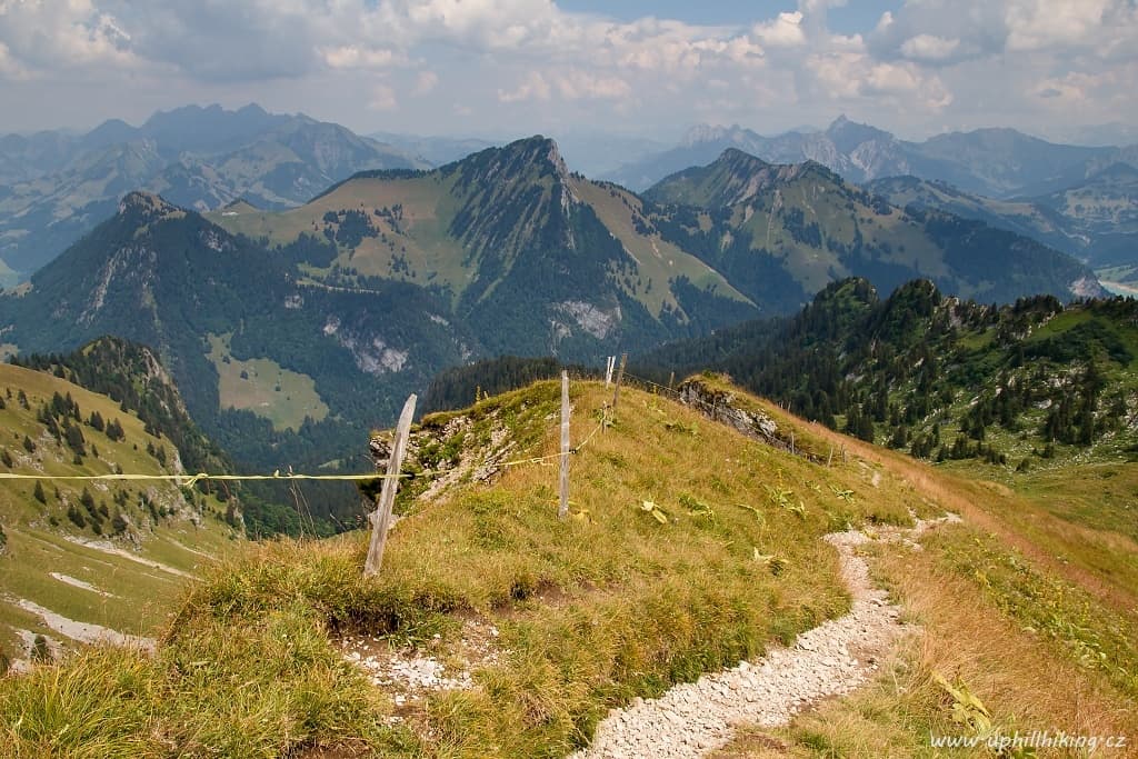 Rochers de Naye ve Švýcarských Alpách