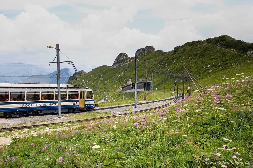 Rochers de Naye ve Švýcarských Alpách