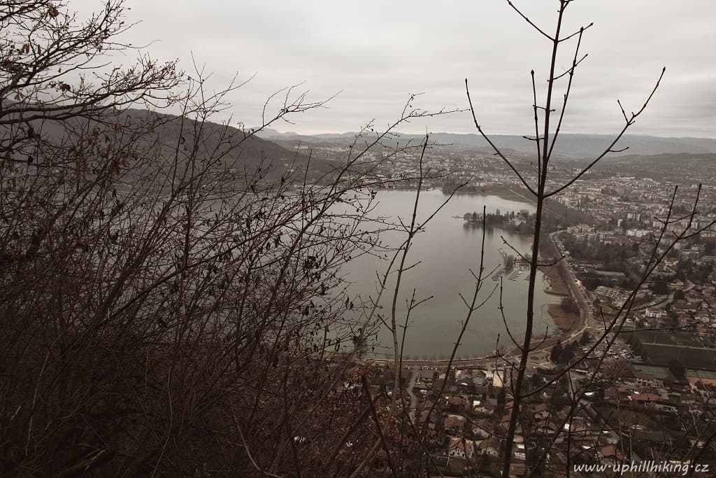 Mont Baron nad městem Annecy